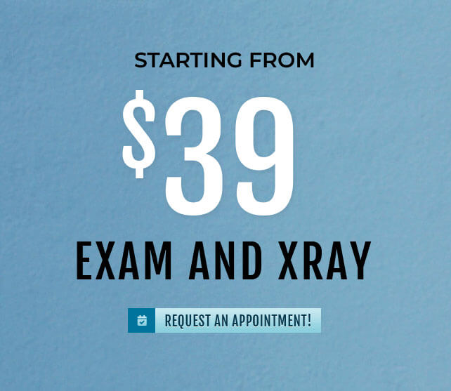 $39 exam and x ray special